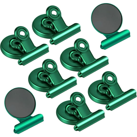 SHBOTO 8 Pack Magnet Clips, Strong Fridge Magnets Clips, Heavy Duty Refrigerator Magnets, Clip Magnets for Classroom, Whiteboard, Office, Photo, Magnetic Clips Locker Decorations for Girls, Kids