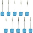 thumbnail image 1 of ‎SHBOTO  Resin Cube Base Note Clip, Alligator Clip Card Table Stand Holder for Wedding Party or Meeting Displaying Alligator Clip Note Holder Pack of 10, 1 of 7