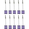 thumbnail image 1 of ‎SHBOTO  Resin Cube Base Note Clip, Alligator Clip Card Table Stand Holder for Wedding Party or Meeting Displaying Alligator Clip Note Holder Pack of 10, 1 of 9