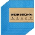 thumbnail image 1 of SHBOTO Swedish Dishcloths for Kitchen | 10 Pack Absorbent Cellulose Sponge Cloths Washable | Non-Scratch Reusable Paper Towels Quick Drying Cleaning Rag, 1 of 13