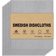 thumbnail image 1 of SHBOTO Swedish Dishcloths for Kitchen | 10 Pack Absorbent Cellulose Sponge Cloths Washable | Non-Scratch Reusable Paper Towels Quick Drying Cleaning Rag, 1 of 11