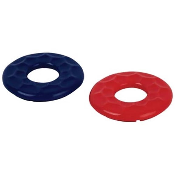 SHBPCAP Blue Economy Shuffleboard Puck Replacement Caps - Blue - Set of 8 - Durable Design