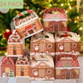 thumbnail image 1 of SHCKE 24PACK Christmas Gift Boxes Candy Boxes for Holiday Christmas Party Favor Supplies Xmas Cardboard Present Candy Cookie Boxes, Holiday Party Favor Supplies, 1 of 8