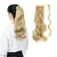 thumbnail image 1 of SHCKE Clip in Ponytail Extension for Women 18" / 24" Wrap Around Ponytail Extension Straight Ponytail Extension Wavy Curly Ponytail Hairpieces Synthetic Hairpieces, 1 of 4
