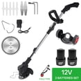 thumbnail image 1 of SHCKE Cordless Grass Trimmer Lawn Mower Electric Handheld String Strimmer lectric Brush Cutter Cordless Electric Edger Lawn Tool for Lawn Garden Pruning and Trimming, 800W/1200W, 1 of 8
