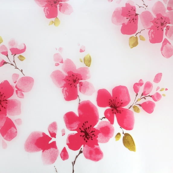 SHCKE Floral pattern Frosted Window Film PVC Privacy Covering Film Anti-UV Waterproof Window Sticker Use In Office Meeting Room Bathroom Bedroom Living Room