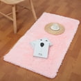 thumbnail image 1 of SHCKE Fluffy Area Rug Ultra Soft Shaggy Fluffy Rug Indoor Carpet Home Decorate Furry Rugs Bedside Fuzzy Area Rug for Living Room Kids Room Pink 4x6Ft, 1 of 6