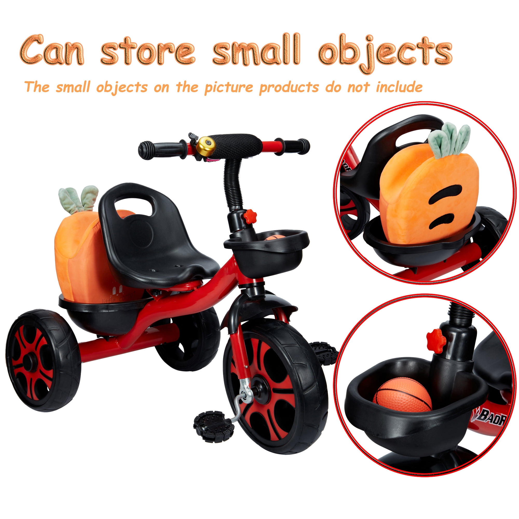 SHCKE Kids Tricycles for 3 to 5 Years old Girls Boys, Children Trike Gift Toddler Tricycles 3
