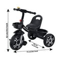 thumbnail image 1 of SHCKE Kids Tricycles for Age 3 to 5 Years Kids Trike,Children Tricycle Pedal Bike with 3 Wheels and 2 Baskets, Kids Bike Tricycle, 1 of 5