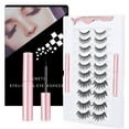 thumbnail image 1 of SHCKE Magnetic Lashes Kit Natural Look Waterproof Magnetic Eyelashes Set Reusable Magnetic Eyelashes - No Glue Needed (10 Pairs), 1 of 6