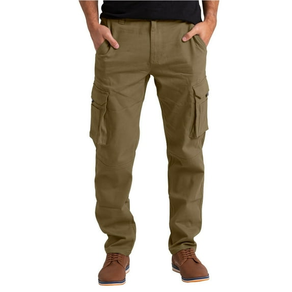 SHCKE Men Cargo Pants Trousers Work Pants Men's Work Cargo Pants Men's Camo Pants Travel Camping Outdoor Multi Pockets Hiking Pants