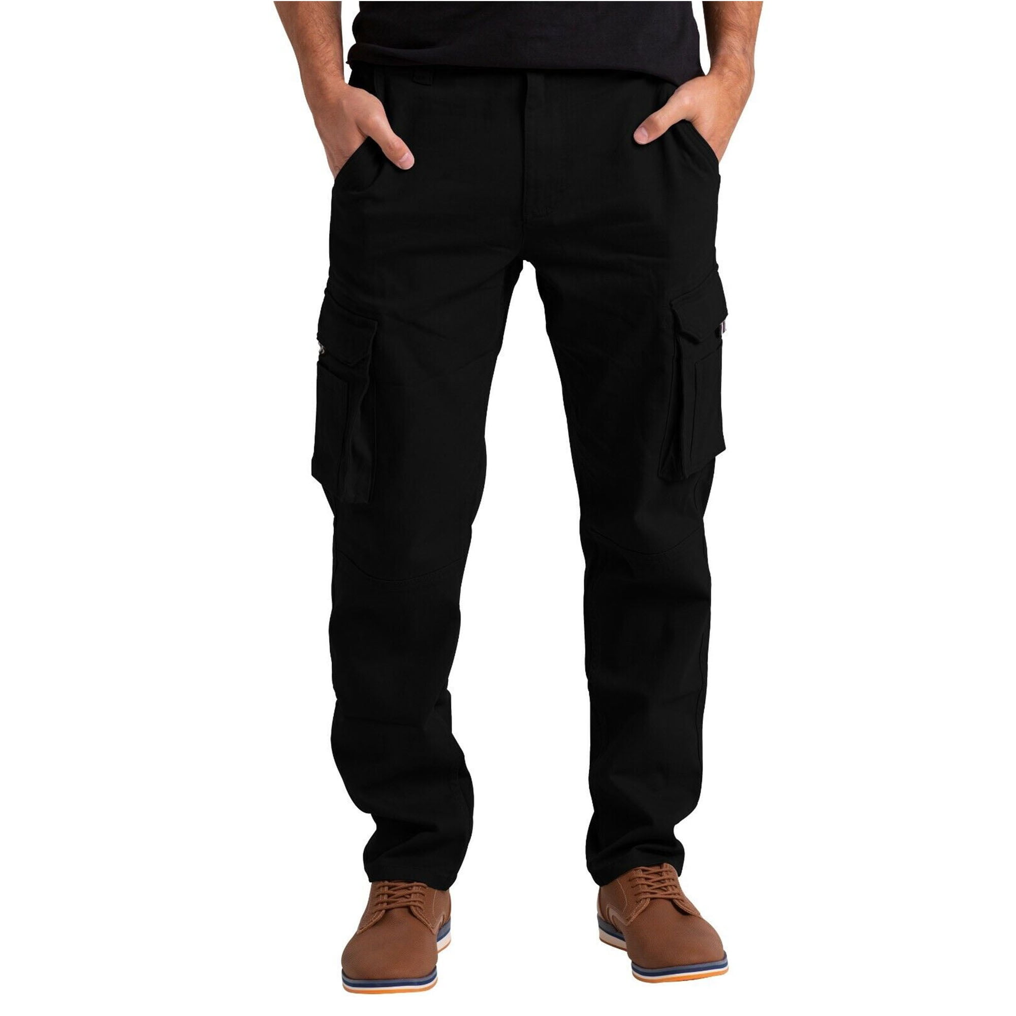 SHCKE Work Cargo Pants for Men Big and Tall Tactical Pants Heavy Duty