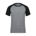 thumbnail image 1 of SHCKE Men's Raglan Shirts Sasual Short Sleeves Shirts Soft Sports Shirt, 1 of 6