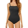 thumbnail image 1 of SHCKE One Piece Tummy Control Shapewear Strapless Bodysuit for Women Seamless Compression Shapewear Body Shaper Sleeveless Shapewear Tank Top Square Neck, 1 of 8