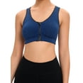 thumbnail image 1 of SHCKE Post-Surgery Front Closure Sports Bra Medium Impact Racerback Bras Gym Yoga Workout Bras, 1 of 6