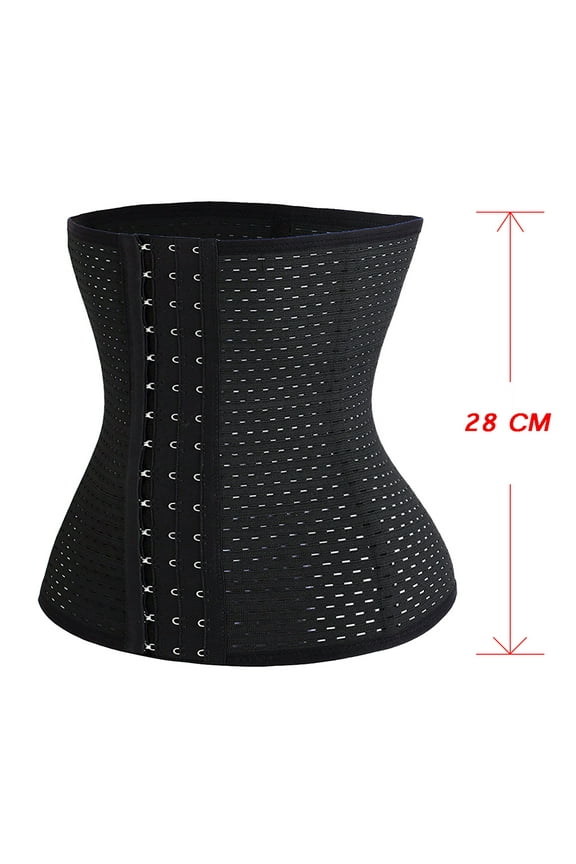 Waist Trainer for Women Corset Cincher Body Shaper Girdle Trimmer with Steel Bones Extender Waist Trimmer Belt