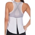 thumbnail image 1 of SHCKE Women Back Mesh Workout Sport Vests Fitness Running Yoga Racerback Tank Tops, 1 of 5