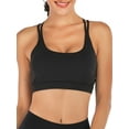 thumbnail image 1 of SHCKE Women Cross Back Workout Running Bra Removable Cup Racerback Yoga Fitness Bra Top, 1 of 5