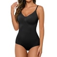 thumbnail image 1 of SHCKE Women One piece Bodysuit Tummy Control Panties Sleeveless Tops V-Neck Camisole Tank Top V Neck Jumpsuit Tummy Control Body Shaper, 1 of 8