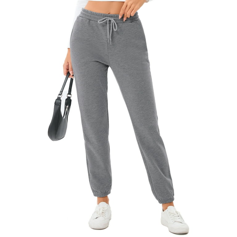 Women's Casual Sweatpants Loose Joggers Pants,Gray,XL 