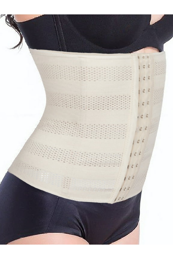 Women Waist Trainer Cincher Belt Tummy Control Sweat Girdle Workout Slim Belly Band for Weight Loss