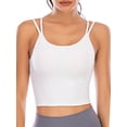 thumbnail image 1 of SHCKE Women Wirefree Tube Top Chest Pad Vest Without Steel Ring Sling Vest Medium Support Cross Back Bra, 1 of 6