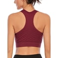 thumbnail image 1 of SHCKE Women Yoga Workout Sport Tank Top Bra Racerback Wirefree Workout Bra With Removable Pads, 1 of 6