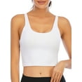 thumbnail image 1 of SHCKE Women's Cross Back Cami Tube Top Bra Chest Pad Vest Without Steel Ring Longline Sling Vest, 1 of 6