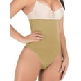 thumbnail image 1 of SHCKE Women's High Waist Thong Shapewear Seamless Underwear Tummy Control Thong Body Shaper Slimmer Girdle Apricot, 1 of 6