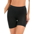 thumbnail image 1 of SHCKE Women's Plus Size Shapewear Shorts High-waisted Mid-thigh Short Women Tummy Control Shapewear Under Dress Slip Shorts Underwear Shaping Boyshorts Panties, 1 of 8