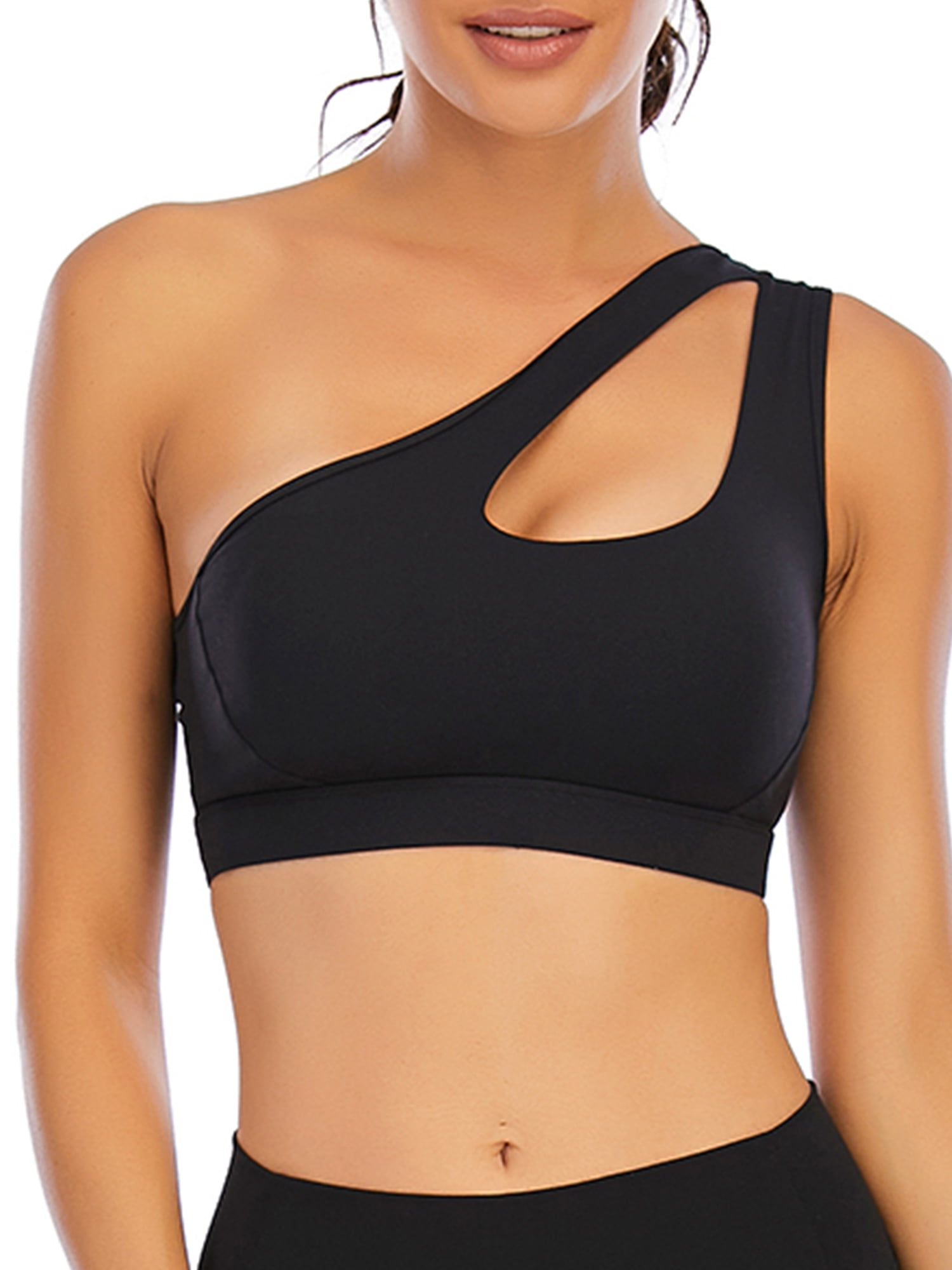 one shoulder work out top