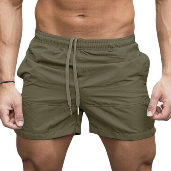 SHCKE Workout Short Shorts for Men Running Shorts Quick Dry Gym Athletic Shorts Lightweight Sports Running Shorts with Pockets Breathable Fitness Sports Shorts