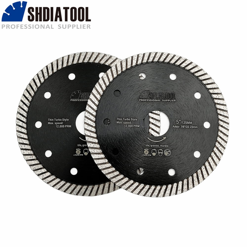 GoYonder 7" Diamond Tile Saw Blade For Angle Grinder - Thin 1.2mm Wet/Dry Cutting For Porcelain, Ceramic, Stone