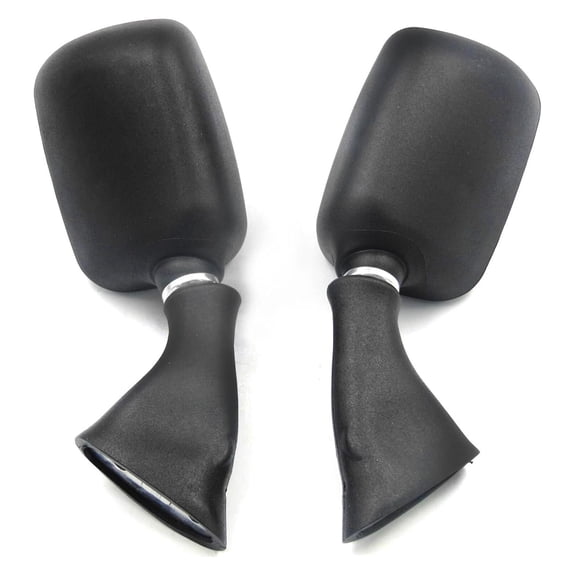 SHDNCYQ Motorcycle Rearview Side Mirrors for Suzuki GSX1300R Hayabusa 1999-2020 GSXR 1300 GSX-R1300 2019 2018, Black ABS Plastic Convex Design Adjustable Angle Handlebar Mount Direct Replacement