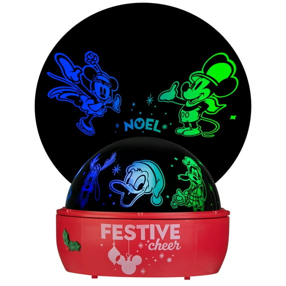 Christmas Multicolor Lightshow Projector Lights Tabletop Shadow Lights Mickey Mouse Disney