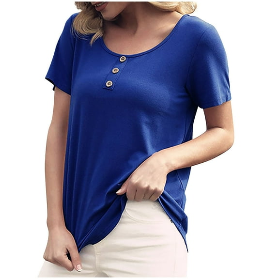SHE IS Cute Summer Tops for Women Trendy Graphic Tees for Women Oversized Trendy Womens Blouses Plus Size Dressy Summer Tank Tops for Women V Neck