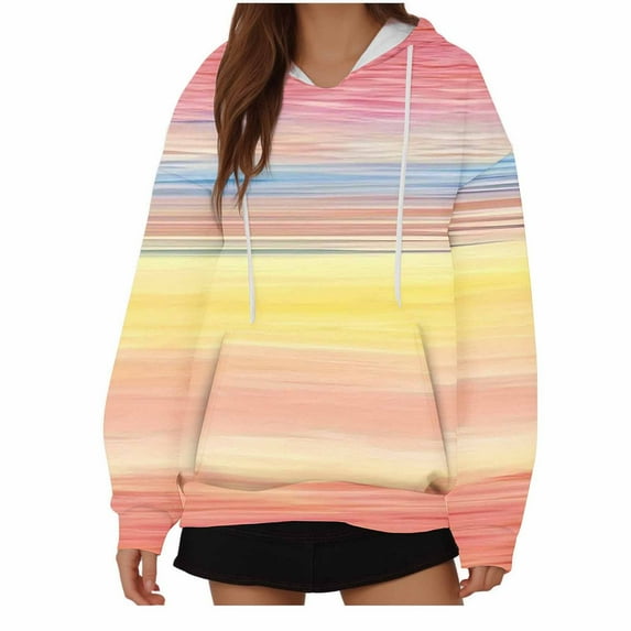 SHE IS Fall Sweatshirts for Women Trendy Hoodies for Women Pullover Cute Womens Pullover Sweatshirts Womens Long Sleeve Fall Tops My Orders Placed