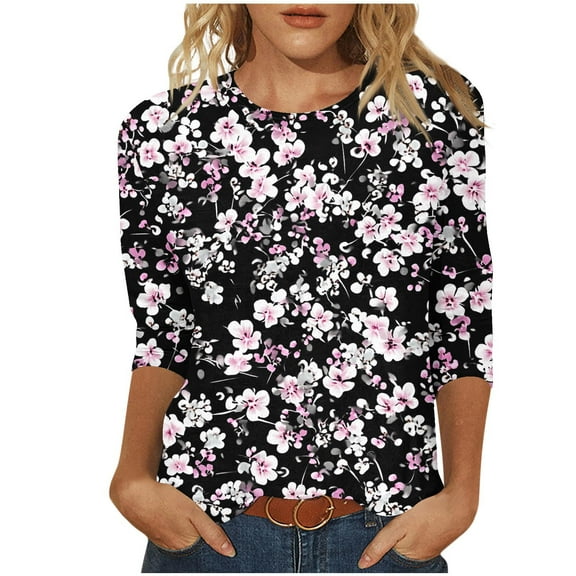 SHE IS My Items Fall Work Shirts for Women Pullover Tops for Women Long Sleeve V Neck Blouses for Women Plus Size Crop Tops for Women Loose