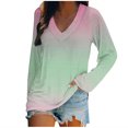 thumbnail image 1 of SHE IS My Items Graphic Tee Shirts Womens Trendy Graphic Tops for Women 2025 Blouses for Women Long Sleeve Business Casual Basic Tees for Women, 1 of 3