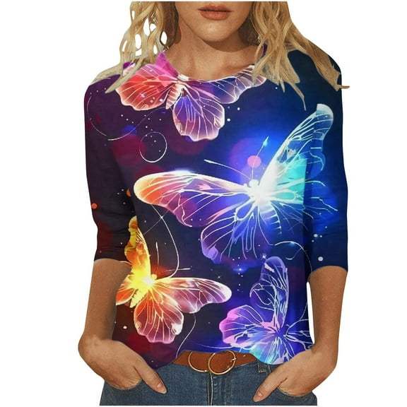 SHE IS My Items Plus Shirts for Women Plus Size Cute Tops for Women Fall Black Blouses for Women Plus Size Basic Oversized Cropped Tees for Women