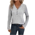 thumbnail image 1 of SHE IS My Items Shirts for Women Dressy Casual Fall V Neck Tops for Women Fall Plus Size Blouses for Women Fall Tunic Tops for Women Loose Fit Dressy, 1 of 6