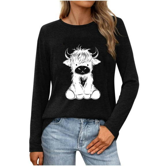 SHE IS My Items Shirts for Women Trendy Fall Cute Tops for Women Fall Womens Long Sleeve Blouses Fall Crop Tank Tops for Women 2025