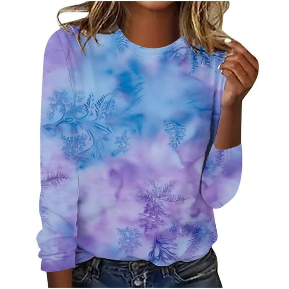 SHE IS My Items T Shirts for Women Loose Fit Long White Tops for Women Fall Long Sleeve Shirts for Women Plus Size Dressy Tunic Tops for Women 2025