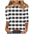 thumbnail image 1 of SHE IS My Items Women Shirts Long Sleeve Crop Office Tops for Women Work Womens Long Sleeve Blouses V Neck Basic Tees for Women Pack Plus, 1 of 4
