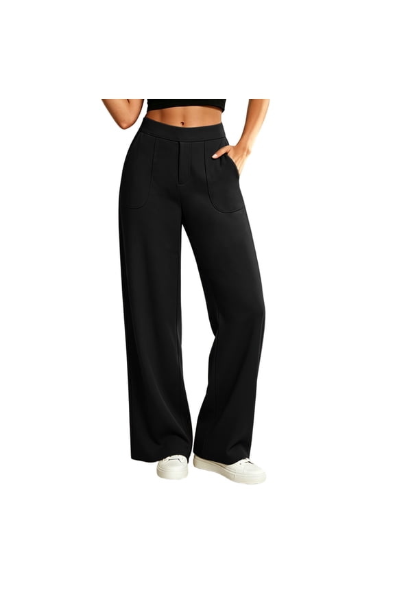 Summer Pants for Women High Waisted Wide Leg Pant Loose Palazzo Trousers Beach Vacation Resort Casual Travel Pants