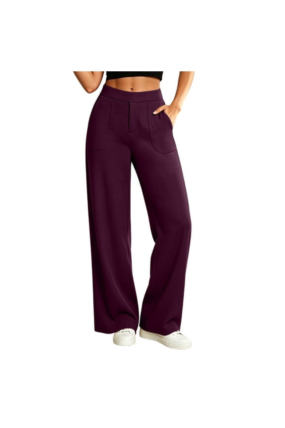 Summer Pants for Women High Waisted Wide Leg Pant Loose Palazzo Trousers Beach Vacation Resort Casual Travel Pants