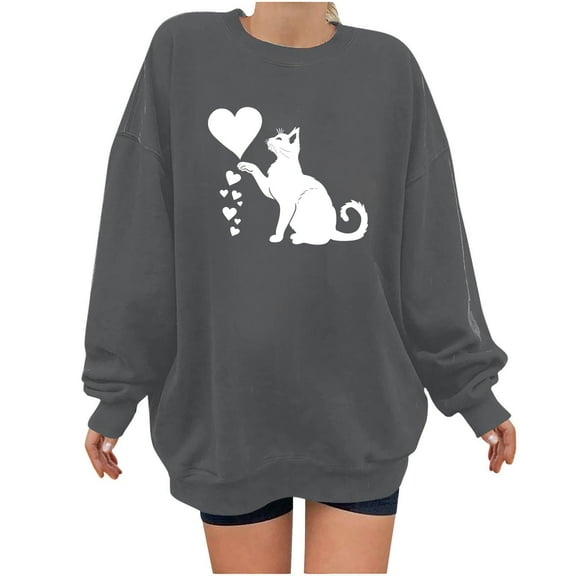 SHE IS Sweatshirt for Women Plus Womens Hoodies Graphic Pullover Sweatshirts for Women Pullover Tops for Women Long Sleeve My Orders Placed