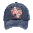 thumbnail image 1 of SHE'S FROM TEXAS I CAN TELL Baseball Cap Classic Adjustable Unisex Low Profile Curved Brim Hat for Men Women Daily Wear, 1 of 7