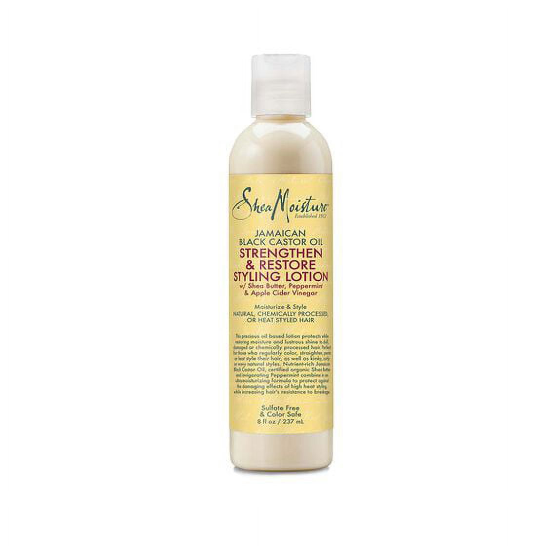 SHEA MOISTURE J/B/C CASTOR OIL STRENGTHEN & RESTORE STYLING LOTION 8