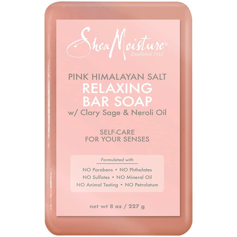 SHEA MOISTURE Relaxing Himalayan Salt Bar Soap, 8 OZ